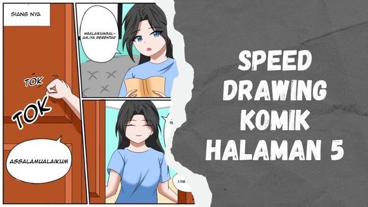 speed draw komik digital halaman 5