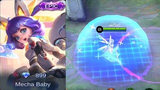 New Skin Nana Mecha Baby 🟢 MLBB