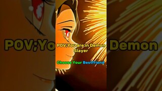 Choosing Your Ultimate Companion in Demon Slayer #demonslayer#anime#edit#quotes