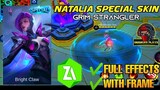 Natalia Special Skin - GRIM STRANGLER Script, With full Effects, Lobby, Frame | MLBB