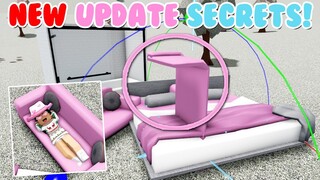 NEW Bloxburg Bathroom + Pillow Update SECRETS You Didn't Know!