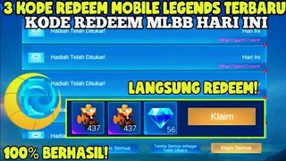BURUAN! 3 KODE REDEEM ML KODE REDEEM MOBILE LEGENDS TERBARU HARI INI UPDATE JUNI 2023