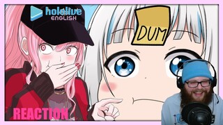 Hololive EN FUNNIEST smol brain moments Hololive REACTION!