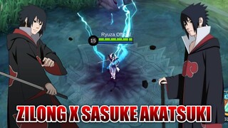 ZILONG X SASUKE AKATSUKI SKIN SCRIPT NO PASSWORD - MOBILE LEGENDS