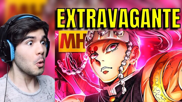 (MELHOR HASHIRA?) Tipo Uzui Tengen 🎶 (Kimetsu no Yaiba) Prod. Sidney Scaccio | MHRAP - REACT