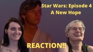 FIRST TIME WATCHING STAR WARS: EPISODE IV - A NEW HOPE!!