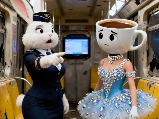 Sister Milk Tea and Officer Rabbit compete in a beauty contest!