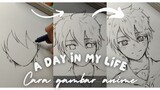 a day in my life .. (cara gambar cewek anime✨)