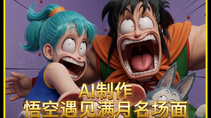 DIY AI: Dragon Ball – Goku Gazing at the Moon Iconic Scene