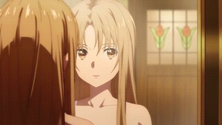 Asuna finally realized that her figure is not bad~