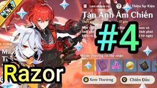 Razor: Tàn Ảnh Ám Chiến #4[Ar25+] (420 Primogems) - Chia Sẻ Hướng Dẫn Event Genshin Impact