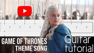 Game of Thrones - Theme | Guitar Tutorial