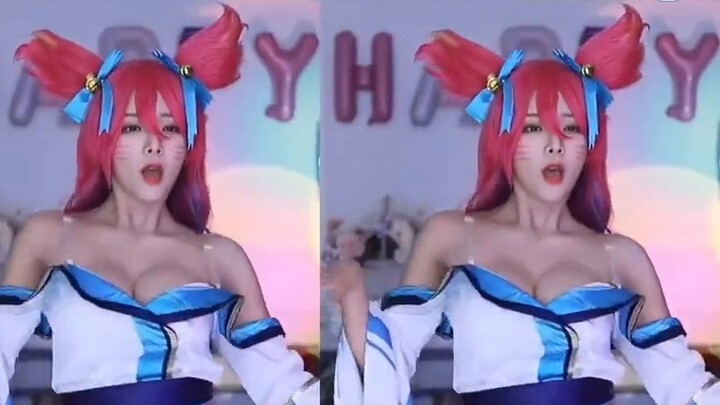 The ultimate beauty soul lotus ahri cos dance, song "nexyt level"