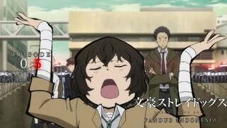 DAZAI FUNNY SCENE|BUNGOU STRAY DOGS EPISODE 5 FANDUB INDONESIA|BUNGOU STRAY DOGS