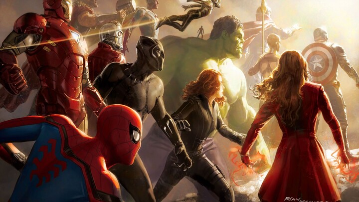 [Marvel/Potongan Campuran/Pementasan Adegan/Transisi yang Mulus] Konspirasi Marvel di akhir film, da