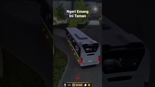 Jalanan Taman Ko Curam Gini Di Bus Simulator😰 Indonesia#games #tiktok #gaming #shorts #funny #gamer