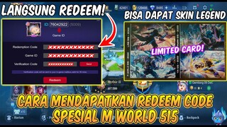 CARA MENDAPATKAN SKIN LEGEND GRATIS DARI KODE REDEEM TERBARU 2022 -  MOBILE LEGENDS