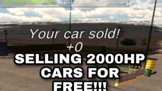 Selling 2000hp cars for free in car parking!!!