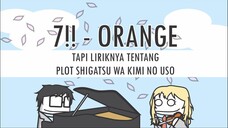 (Parody Cover) Jaret Fajrianto - 7!! Orange tapi Liriknya Tentang Plot Shigatsu wa Kimi no Uso