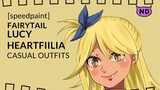 [speedpaint] Lucy Heartfilia wear the casual outfits