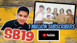 SB19 1 MILLION SUBSCRIBERS Thank You Message to A'TIN Reaction