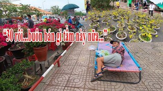 Chợ hoa 30 Tết 20 ngàn 1 chậu người dân đổ xô đi mua Nhưng nông dân bức xúc lủi thủi dọn đồ về quê