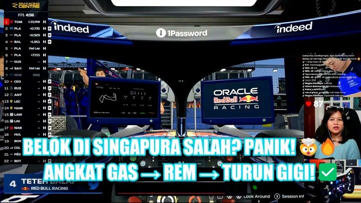 Cara belok dengan benar di sirkuit Singapura