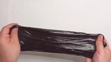 [Slime] Playing with black slime that looks like a black trash bag
