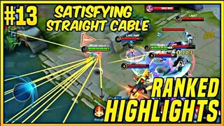 Satisfying Straight Cable Montage | Fanny : RANKED HIGHLIGHTS #13 | MLBB 🔥🔥