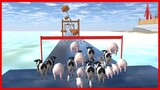 Sea Race: All Animals || SAKURA School Simulator