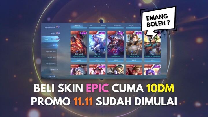 Beli Skin Epic Cuma Seharga 10 Diamond 🙀