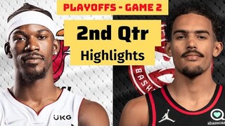 Miami Heat vs. Atlanta Hawks Full Highlights 2nd QTR | April 19 | 2022 NBA Season