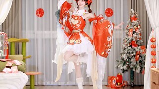 穿成这样跳舞可以领到红包嘛~