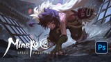 Mineko: raid - speed painting (Time-lapse)