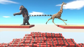 Mammals vs Primates Over TNT - Animal Revolt Battle Simulator