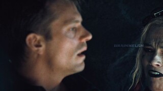 "When superheroes lose their brains..."