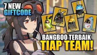 7 GIFTCODE Terbaru & Pilihan BANGBOO Terbaik Untuk Tiap Team! | Zenless Zone Zero