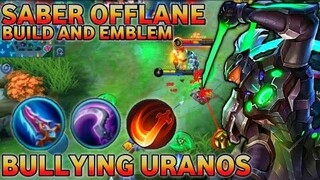 SABER OFFLANE COMPLETE GUIDE | TOP SABER PHILIPPINES | B o d a k - Mobile Legends Bang Bang