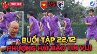 🔴Buổi Tập 22/12: HLV Park Đón Tin Vui Từ Quang Hải Công Phượng Trước Ngày Đấu Thái Lan