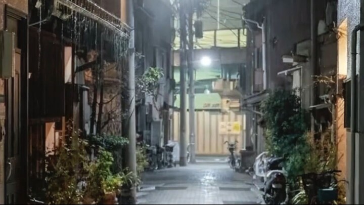 Tokyo Alley at Rainy Night