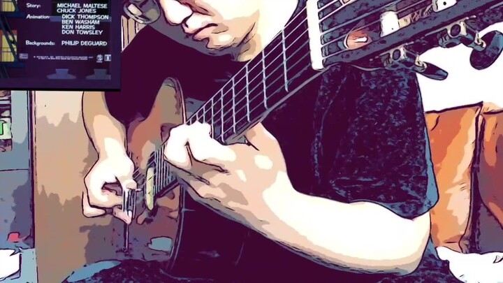What’s it like when Tom and Jerry are dubbed with American fingerstyle guitar at 290 BPM?!
