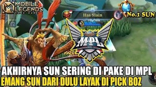 Sun menjadi idola di MPL memang sudah selayaknya menjadi fighter ter OP dari dulu