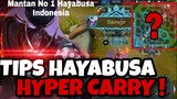 Begini cara main HYPER CARRY HAYABUSA ! Autowin Boy !! Stenly Savage Hayabusa Gameplay Mobile Legend