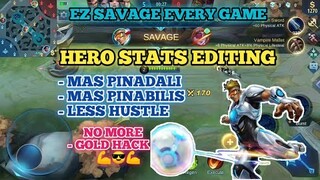 How To Edit Hero Stats | More Effective and Easy Savage