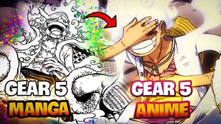 GEAR 5 LUFFY LÊN ANIME BỊ THAY ĐỔI THẾ NÀO?! | SO SÁNH GEAR 5 MANGA VS ANIME