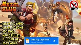 Metal Slug X Mod Apk Unlimited Ammo And Unlimited Bomb