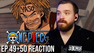 Curses And Cowards?!? | One Piece Ep 49+50 Reaction & Review! | Loguetown Arc