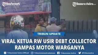 Viral Video Ketua RW di Cilincing Usir Debt Collector, Geram 'Mata Elang' Rampas Motor Warga