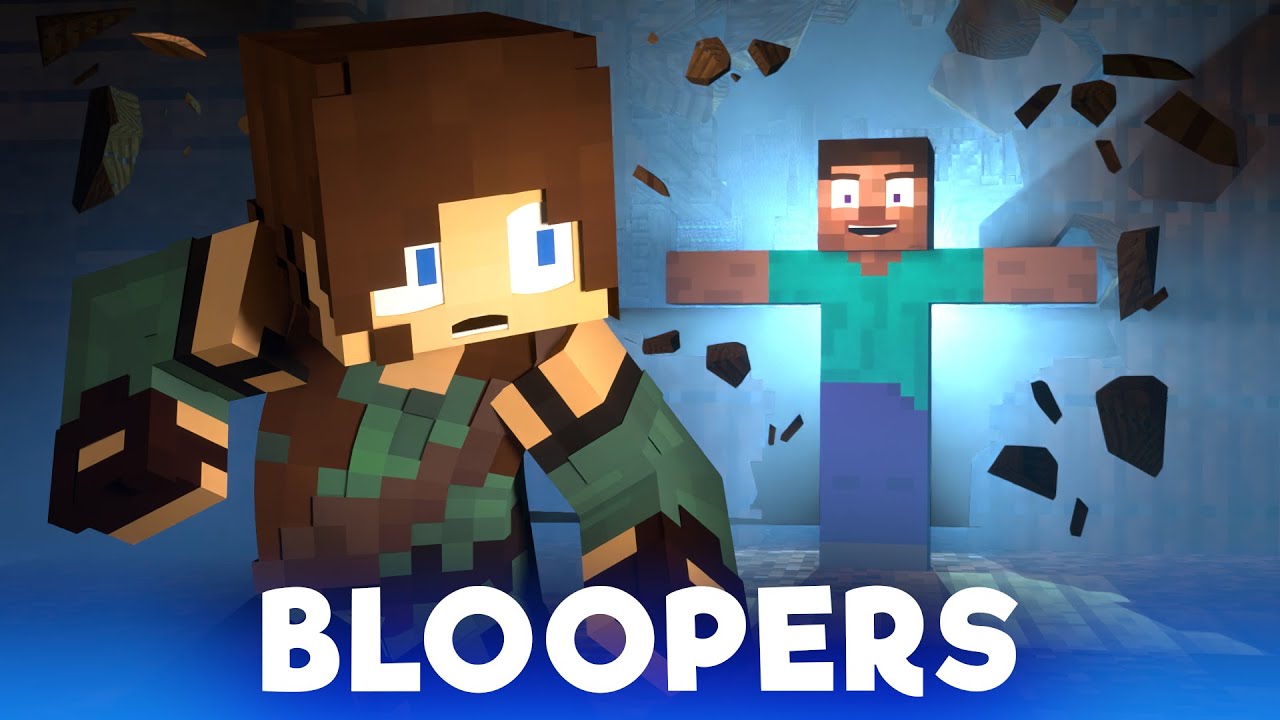 Dragon Egg: BLOOPERS - Alex and Steve Life (Minecraft Animation) - Bilibili