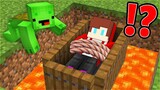 How JJ Escape From Mikey Lava Coffin Prison in Minecraft? - Maizen
